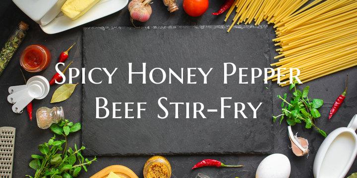 Spicy Honey Pepper Beef Stir-Fry